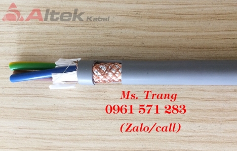 Cáp điều khiển có lớp chống nhiễu lưới đồng đan Altek Kabel