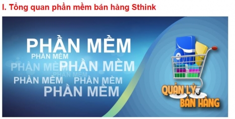 Phần mềm bán hàng Sthink ứng dụng tại siêu thị bán lẻ