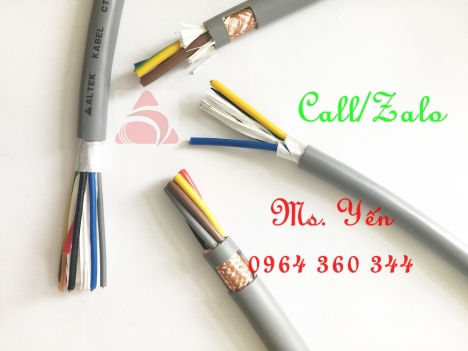 Cáp điều khiển 20x0.75mm chống nhiễu Altek Kabel