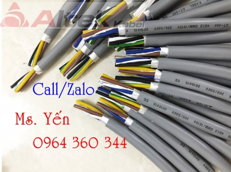 Cáp điều khiển 20x0.75mm chống nhiễu Altek Kabel