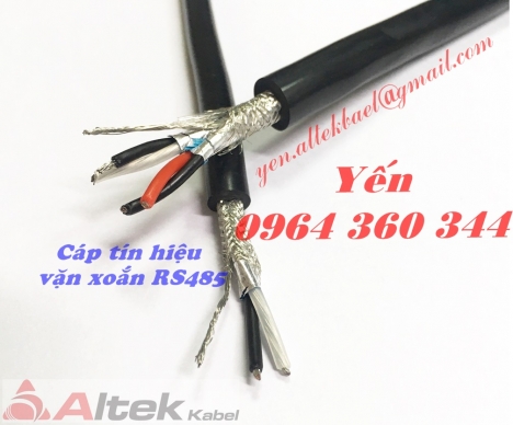 Cáp tín hiệu rs485 1x2x18AWG Altek Kabel
