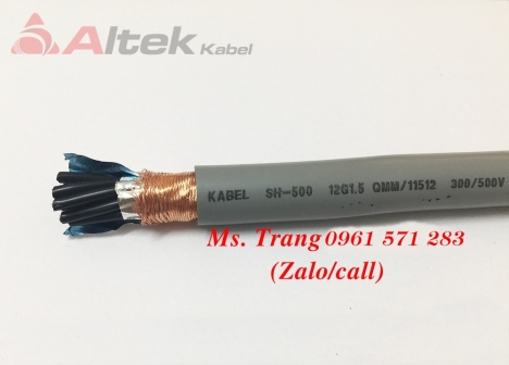 Cáp điều khiển có lớp chống nhiễu lưới đồng đan Altek Kabel