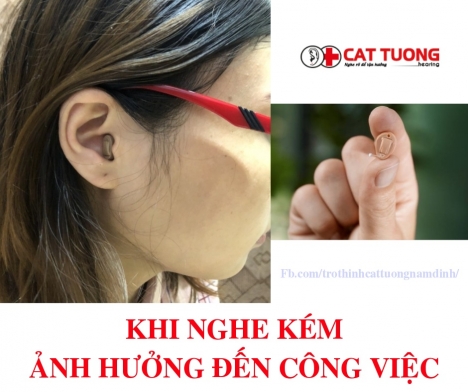 Khi nghe kém ảnh hưởng đến công việc