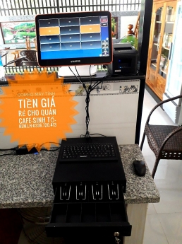 Combo máy tính tiền cho các quán nước trái cây tại Trà Vinh giá rẻ