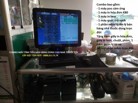 Chuyên máy tính tiền cho nhà thuốc tại Kiên Giang giá rẻ