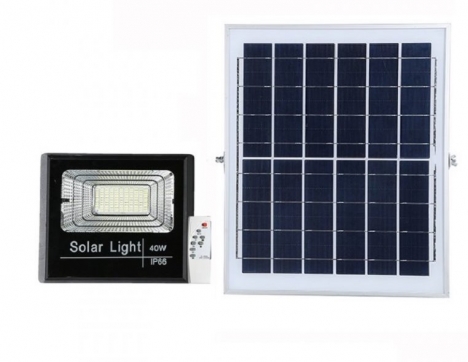 Đèn LED pha Năng Lượng Mặt Trời 40W