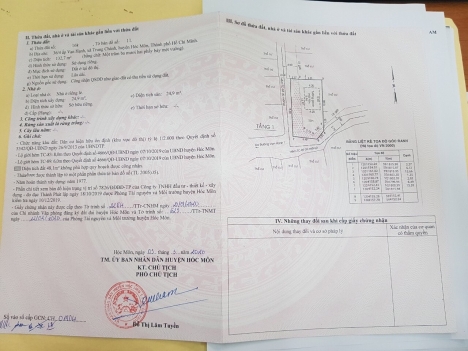 Đất 9x16 nguyễn ảnh thủ, chợ vạn hạnh, trung chánh, hóc môn