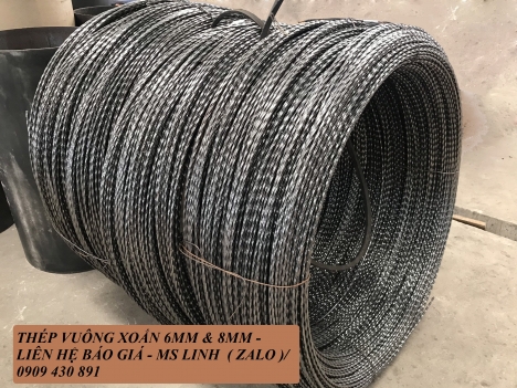 Thép Vuông Đặc Xoắn - Hàng Việt Nam
