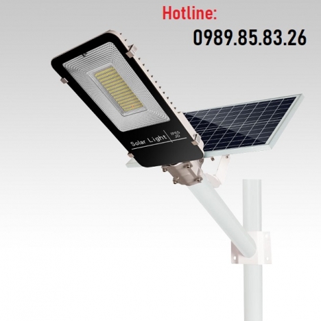 Đèn đường năng lượng mặt trời 100W, đèn đường NLMT JD 399, đèn chiếu sáng năng lượng mặt trời