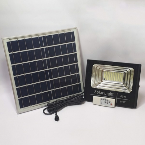 Đèn LED Pha Năng Lượng Mặt Trời 60W, đèn LED pha 60W