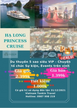 Voucher siêu Hot du thuyền 5 sao Hạ Long Princess