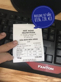 Nhận lắp đặt trọn bộ máy tính tiền cho quán Nhậu tại Bến Tre giá rẻ