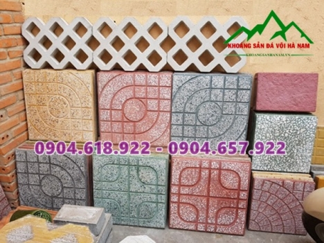 Sử dụng bột màu trong sản xuất gạch terrazzo