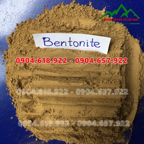 Bentonite làm phụ gia cho thức ăn chăn nuôi.