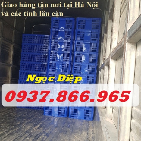 Sóng nhựa hở, rổ nhựa đựng trái cây, sóng nhựa HS019