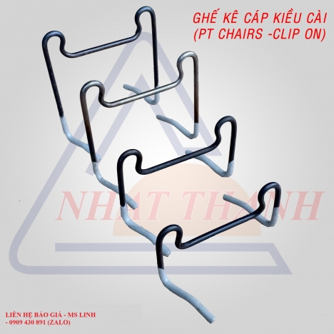 Ghế kê cáp ứng lực kiểu cài