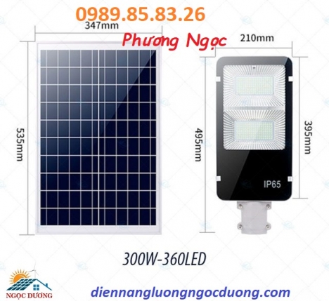 Đèn đường năng lượng mặt trời 300W JD– 798, đèn năng lượng mặt trời tại Hà Nội