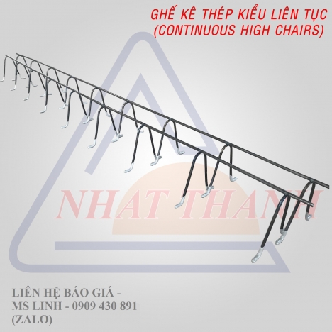 Ghế kê thép kiểu liên tục