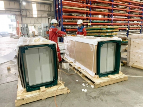 Đóng gói hàng hóa máy móc tại các khu công nghiệp