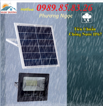 Đèn LED Pha Năng Lượng Mặt Trời 300W,đèn sân vườn năng lượng mặt trời, đèn pha 300W Hà Nội