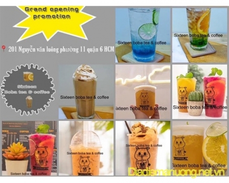 Sixteen Boba Tea Quận 6