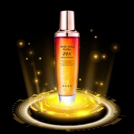 Serum tinh chất Hoa hồng vàng mờ nếp nhăn, Trắng da cao cấp DABO Rose Gold Flora 24k Gold Essence