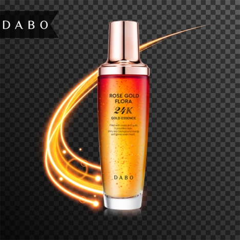 Serum tinh chất Hoa hồng vàng mờ nếp nhăn, Trắng da cao cấp DABO Rose Gold Flora 24k Gold Essence