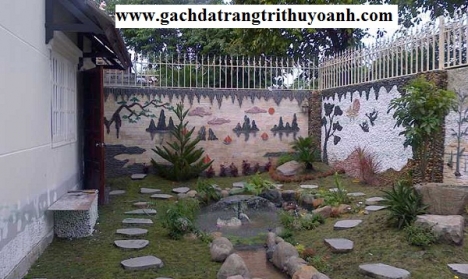 Đá thớt sân vườn, đá thớt tự nhiên bước đi