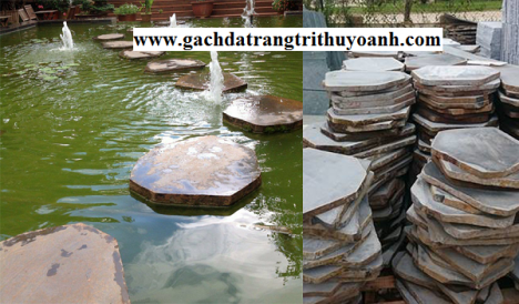 Đá thớt sân vườn, đá thớt tự nhiên bước đi