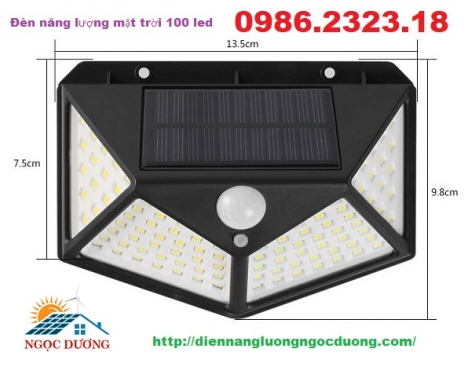 đèn năng lượng mặt trời 100 led, hệ thống điện năng lượng mặt trời, đèn chiếu sáng sân vườn năng lượ