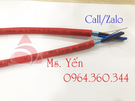 Cáp chống cháy chống nhiễu 2core x 1.0mm + E Altek Kabel