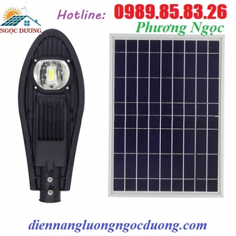 Đèn đường chiếc lá năng lượng mặt trời 50W, đèn 50W năng lượng mặt trời hình lá