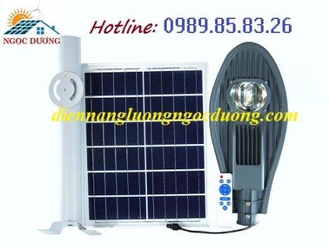 Đèn đường chiếc lá năng lượng mặt trời 50W, đèn 50W năng lượng mặt trời hình lá