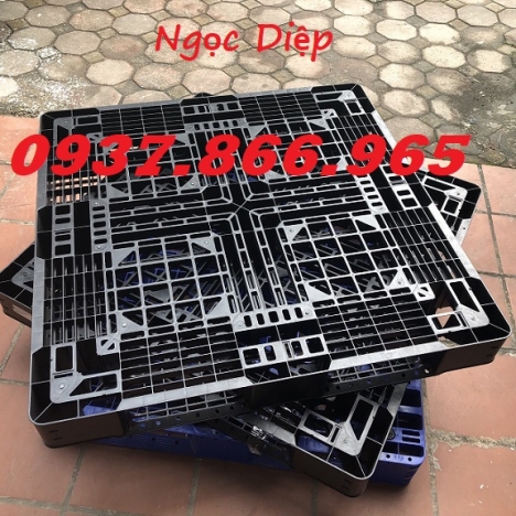 Pallet nhựa nâng hàng, pallet nhựa kê hàng, pallet nhựa một mặt