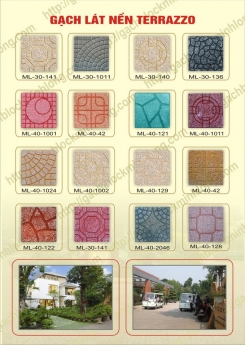 Gạch block tự chèn, gạch Terrazo, bó vỉa bê tông, cống ly tâm