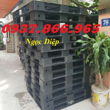 Pallet nhựa nâng hàng, pallet nhựa kê hàng, pallet nhựa một mặt