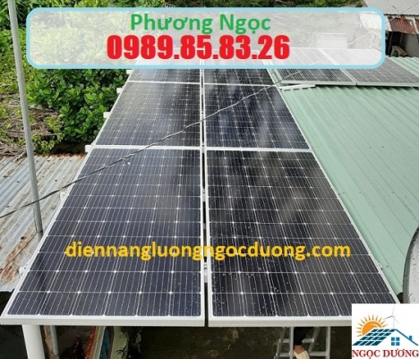 Hệ thống điện năng lượng mặt trời hòa lưới 3W, lắp đặt hệ thống điện NLMT áp mái