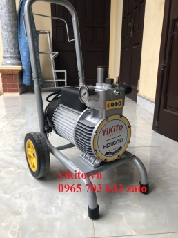 Nơi bán máy phun sơn nước, phun được sơn sắt thép, sơn kết cấu Yikito Nhật bản HD11000 siêu chất.