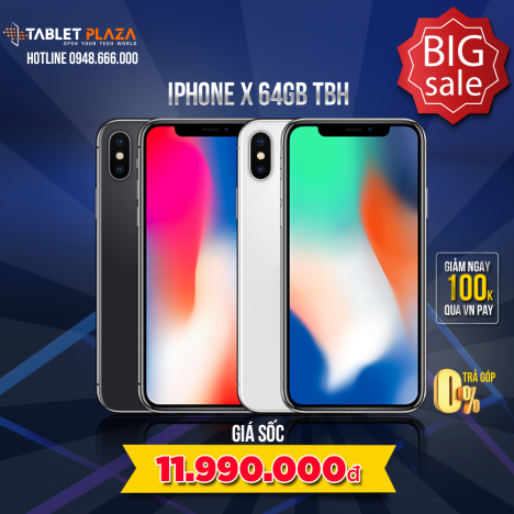 SĂM NGAY X 64GB (TBH) GIÁ CỰC KÌ ƯU ĐÃI