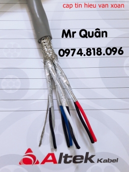 Cáp tín hiệu vặn xoắn chống nhiễu Altek Kabel