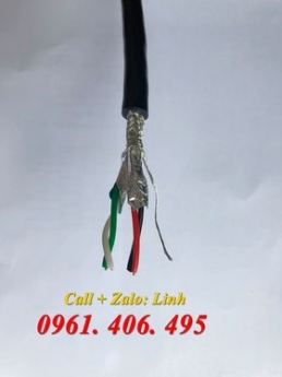 Cáp tín hiệu chống nhiễu 3 lớp RS485 (18AWG/ 22AWG/ 24AWG)