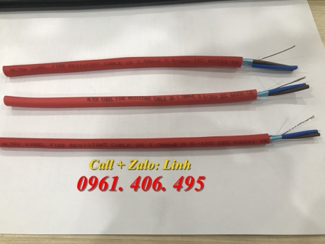 Cáp chống cháy chống nhiễu FR 2 X 1.0mm2/ 1.5mm2/ 2.5mm2