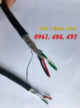 Cáp tín hiệu chống nhiễu 3 lớp RS485 (18AWG/ 22AWG/ 24AWG)