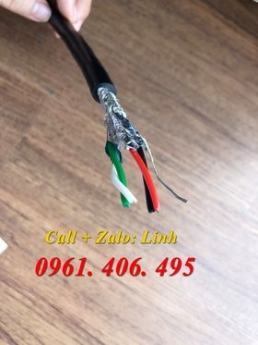 Cáp tín hiệu chống nhiễu 3 lớp RS485 (18AWG/ 22AWG/ 24AWG)