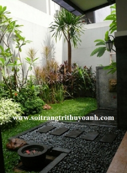 Sỏi đen tự nhiên trang trí tiểu cảnh