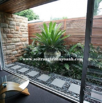 Sỏi đen tự nhiên trang trí tiểu cảnh