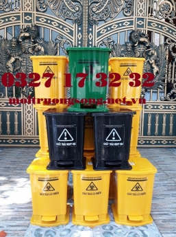 Mua bán thùng rác y tế 20 lít nhiều màu giá rẻ toàn quốc - 0327173232