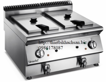 Bếp chiên nhúng dầu dùng điện để bàn đôi