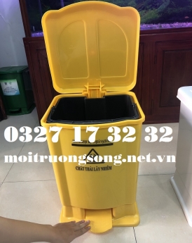 Mua bán thùng rác y tế 20 lít nhiều màu giá rẻ toàn quốc - 0327173232