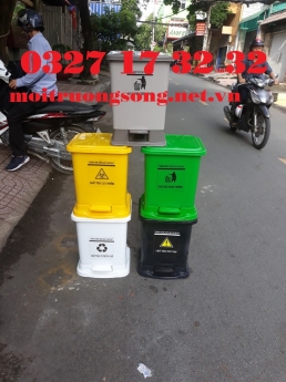 Mua bán thùng rác y tế 20 lít nhiều màu giá rẻ toàn quốc - 0327173232